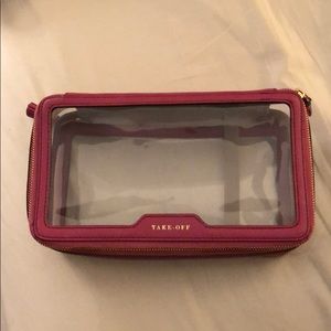 Anya Hindmarch In-Flight clear cosmetic case